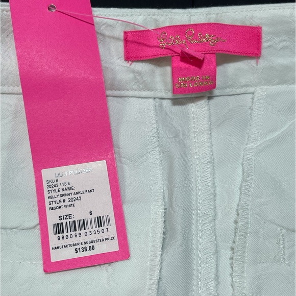 NWT Lilly Pulitzer Kelly Skinny Ankle Length Pant - Picture 10 of 16